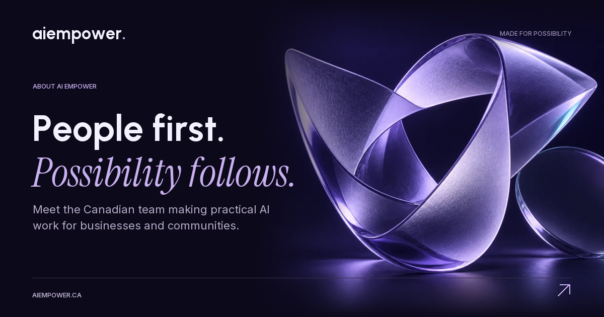 AI Empower — People first. Possibility follows.
