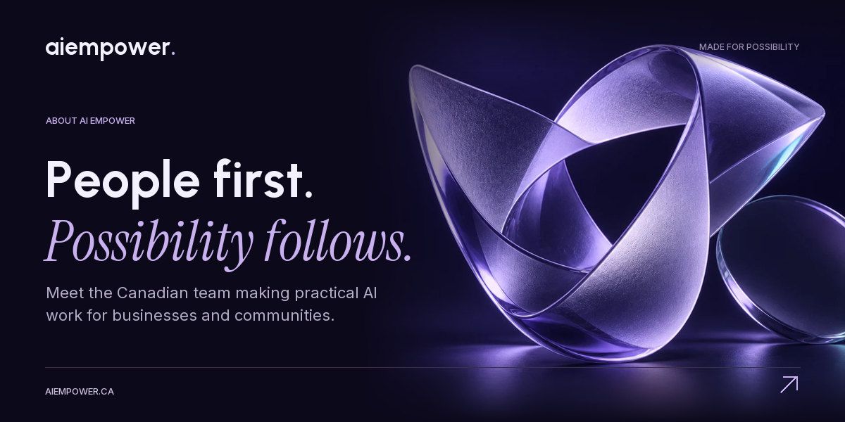 AI Empower — People first. Possibility follows.