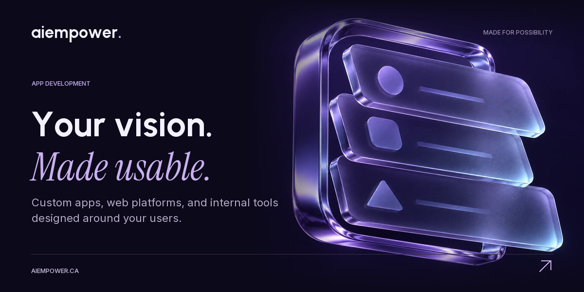 AI Empower — Your vision. Made usable.