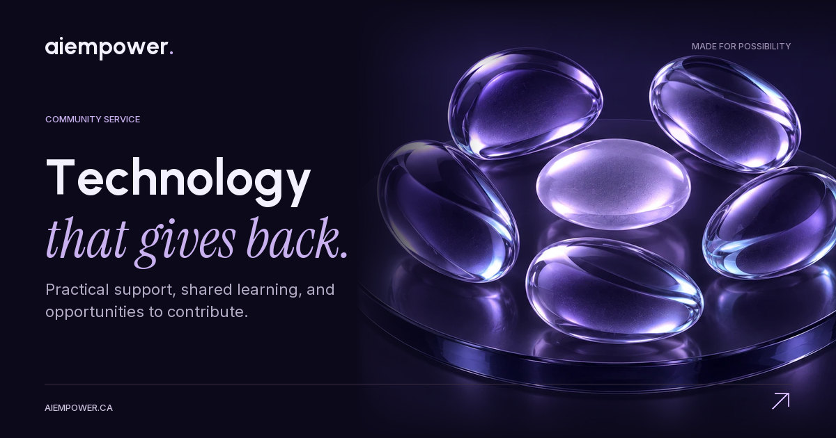 AI Empower — Technology that gives back.
