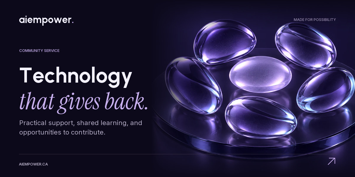 AI Empower — Technology that gives back.