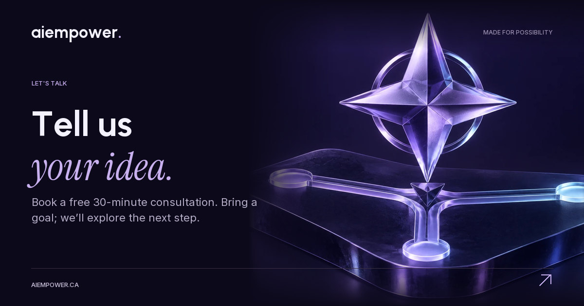AI Empower — Tell us your idea.