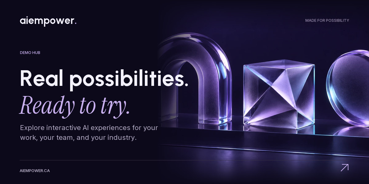 AI Empower — Real possibilities. Ready to try.