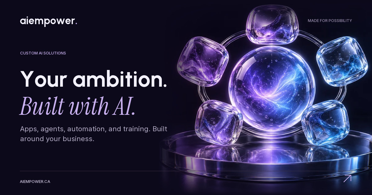 AI Empower — Your ambition. Built with AI.