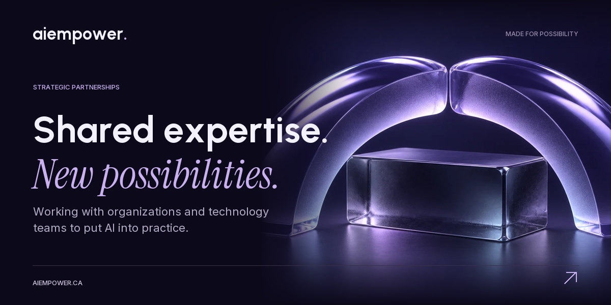 AI Empower — Shared expertise. New possibilities.