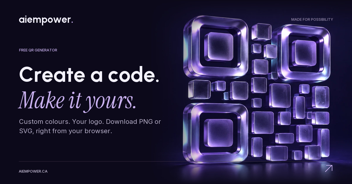AI Empower — Create a code. Make it yours.