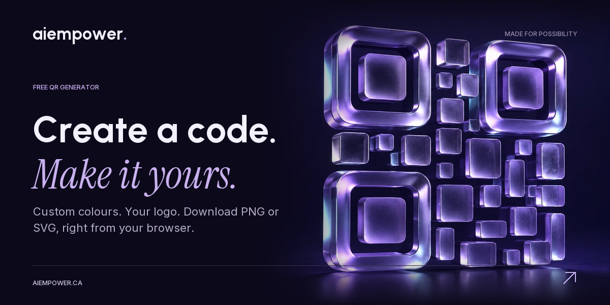 AI Empower — Create a code. Make it yours.