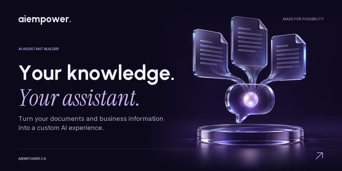 AI Empower — Your knowledge. Your assistant.